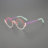 Ollie Small Round Titanium Glasses Frame Round Frames Southood